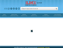 Tablet Screenshot of ildeuimoveis.com.br